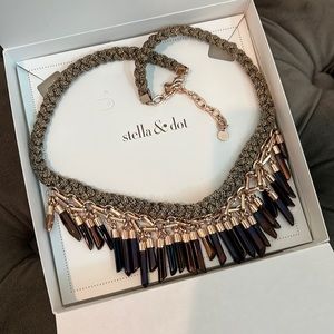 Stella and Dot Bora Fringe Necklace